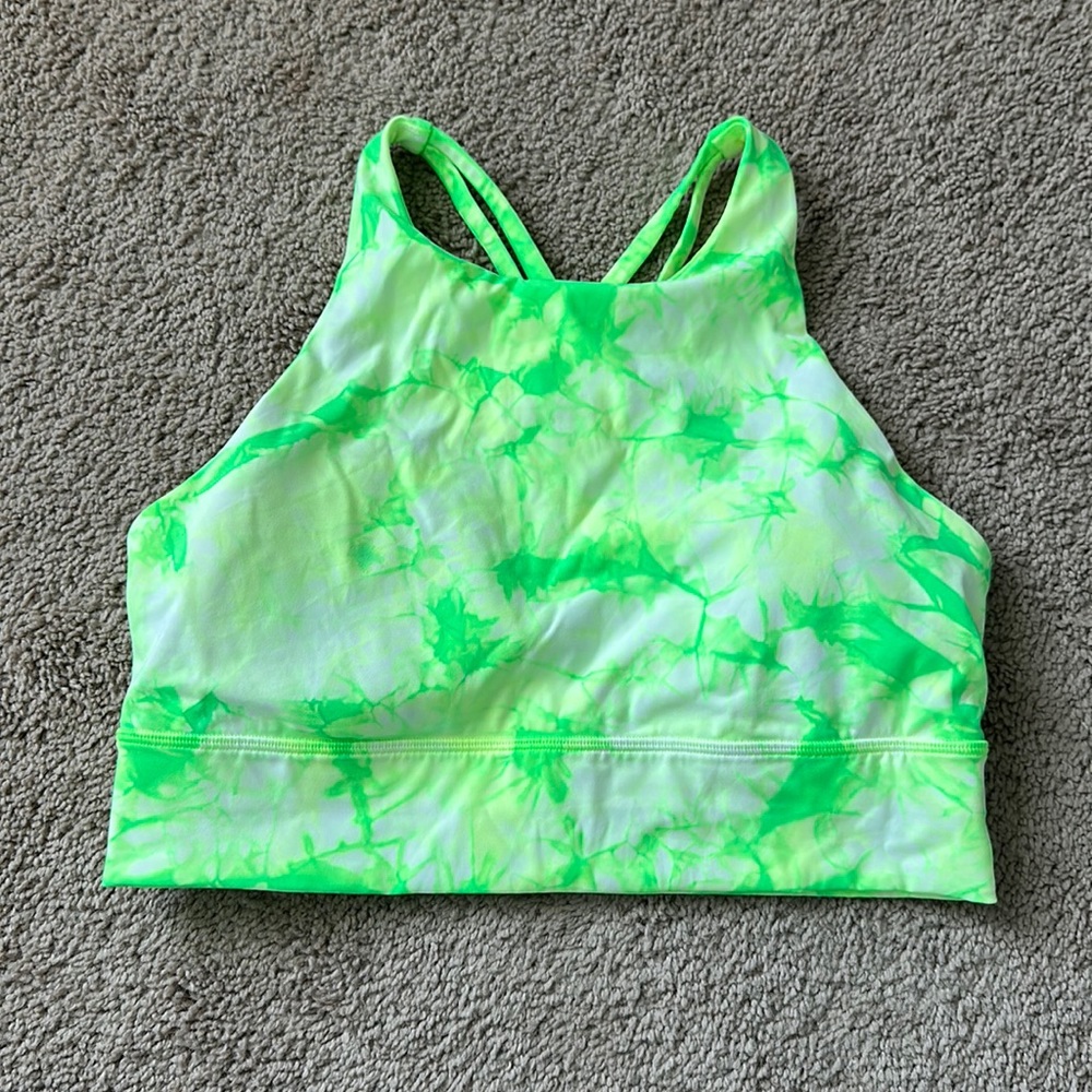 Tie dye lululemon bra